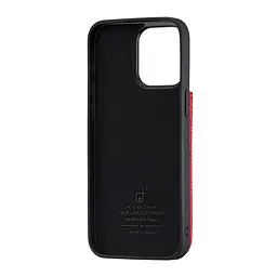 Чохол Jinduka Leather Pocket iPhone 15 Pro Max Red - мініатюра 3