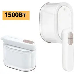 Відпарювач для одягу ручний XPRO KD 1104 дротовий вертикальний білий (40996-KD-1104) - мініатюра 2