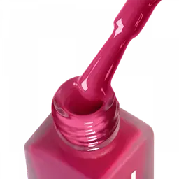 Лак для нігтів Nail care polish 4in1 07 Fuchsia flame JOIA vegan 8 мл - мініатюра 3