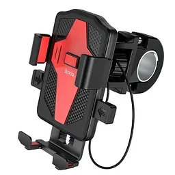Вело/Мото тримач Hoco CA73 Flying one-touch bicycle/motorcycle universal holder Чорний - мініатюра 3