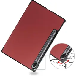 Чохол до планшета BeCover Smart Case Samsung Tab S9 (SM-X710/SM-X716)/S9 FE (SM-X510/SM-X516B) 11.0" Red Wine (709893) - мініатюра 5