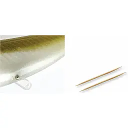 Силікон Savage Gear Minnow 125 мм 35.0g Sinking Green Silver 2+1 - мініатюра 2