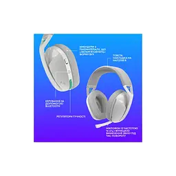 Навушники Logitech G321 Lightspeed White (981-001569) - мініатюра 7