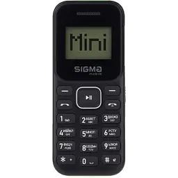 Телефон Sigma X-style 14 Mini чорний зелений