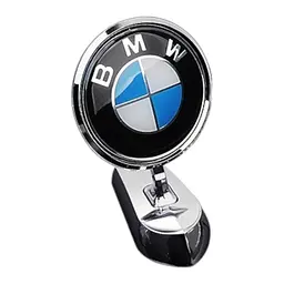 Емблема приціл BMW метал Хром 85х38х68 мм на скотчі (Завод)