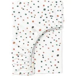 Простирадло Cosas на резинці 80х200 color dots, теракотовий (ColorBlotsV5_80x200x20)