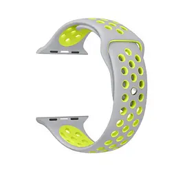 Ремінець Nike Sport Apple Watch 38/40/41 мм Gray+Yellow S (3)