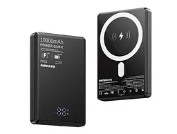 Павербанк Remax RPP-109 10000mAh 20W Metal MagSafe Power Bank Black - мініатюра 3