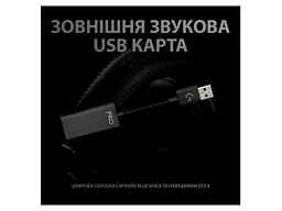 Гарнітура Logitech G PRO X with Stand Black (991-000358) - мініатюра 8