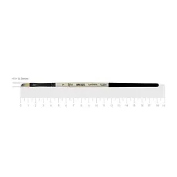 Пензель синтетика кутова Breeze 1226А №1 коротка ручка ROSA (4823098535560)