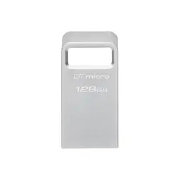 Kingston Накопичувач 128GB USB 3.2 Type-A Gen1 DT Micro R200MB/s Metal