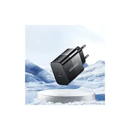Зарядний пристрій Essager USB-C PD30W + cable USB-C to USB-C 60W black (E30JSB1-SYTT1-T) - мініатюра 5