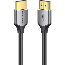Кабель HDMI M-M, 1.0 м, V2.0, 4K 60Гц PVC сірий Vention - мініатюра 2