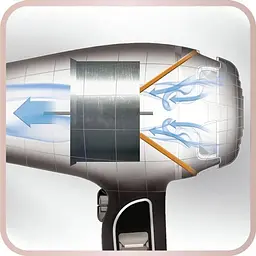Фен Rowenta Pro Expert CV8820F0 чорний - мініатюра 8