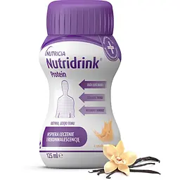 Набір ентеральне харчування Nutricia Nutridrink Protein Vanilla flavour зі смаком ванілі  4 шт. х 125 мл - мініатюра 2
