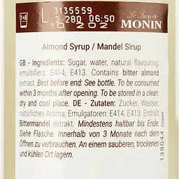 Сироп Monin Мигдаль, 250 мл (3052910051266) - мініатюра 3