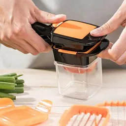 Універсальна овочерізка подрібнювач Quick 5 в 1 мультислайсер, Nicer Dicer 84333 - мініатюра 5