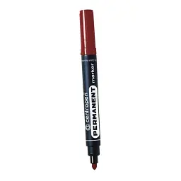 Маркер Centropen Permanent 8566 2,5 мм круглий коричневий (8566/07) - мініатюра 2