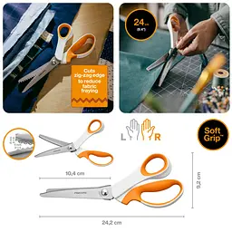 Ножиці для зигзагу Fiskars Softgrip (1070024) - мініатюра 2