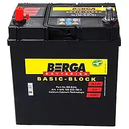 Автомобільний акумулятор BERGA Basic Block 6СТ-45Ah Аз ASIA 330A (EN) ТК 545157033 - мініатюра 2