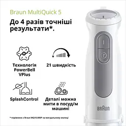 Блендер Braun (MQ 50001 M WH) - мініатюра 2