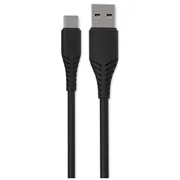 Кабель Make USB to Type-C PVC 2.4 A 1 м Black - мініатюра 2