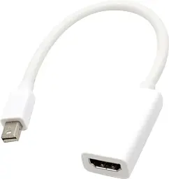 Адаптер STLab Mini DisplayPort (Thunderbolt) Male – HDMI Female, 1080P для Apple Mac, белый (U-998 белый)