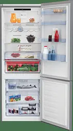 Холодильник з нижньою морозильною камерою Beko RCNE560E35ZXB 192х75х70см 2 двері Холодильне відділення - 356 л Морозильне відділення - 145 л A++ NF Нержавіюча сталь (RCNE560E35ZXB) - мініатюра 5