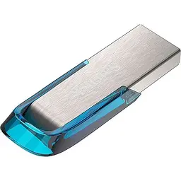 USB Flash накопичувач SanDisk 128GB Ultra Flair USB 3.0 blue (SDCZ73-128G-G46B) - мініатюра 3