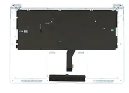 Клавіатура для ноутбука Apple MacBook Air 2012+ (A1466) Black, (Silver TopCase), UA (горизонтальний ентер)