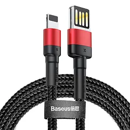 Кабель симетричний Baseus Lightning Cafule (special edition) (CALKLF-G91) чорний - мініатюра 1