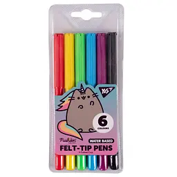 Фломастери дитячі набір 6 кольорів Pusheen Rainbow (650540)