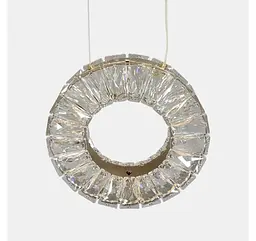 Одинарний кришталевий LED-підвіс Artlight 7270/200GD кільце, золото, 14 Вт - мініатюра 3