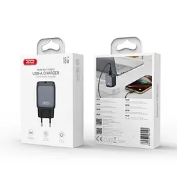 Мережевий зарядний пристрій XO L152(EU) QC18W 1USB-A Fast Charger Чорний - мініатюра 4