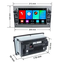 Штатна магнітола Opel Universal Android 12 8 IPS 4+32GB Carplay-XPRO (42430-7032A-32GB_5754) - мініатюра 4