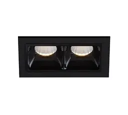 Світильник точковий врізний KLOODI KD-POINT 2X2 4W 3K BK - мініатюра 5