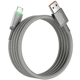 Дата кабель WIWU C082 Maglink USB to Type-C 60W 1 м Grey - мініатюра 3