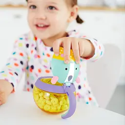 Контейнер для снеків Skip Hop Zoo Єдиноріг 220 мл бірюзовий з жовтим (252566) - мініатюра 6