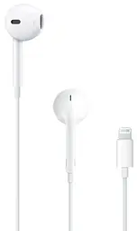 Навушники Apple EarPods Lightning (MMTN2ZM/A) — оригінальні, з мікрофоном та пультом керування - мініатюра 2