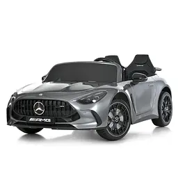 Дитячий електричний автомобіль Bambi Mercedes-Benz 24V двомісний до 50 кг Сірий (DE-169-E-983)