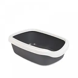 Туалет для котів Comfort M 41х30х13.5, сірийPR241699