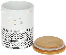 Банка "The Cat" для сипучих продуктів 1200мл, кераміка Bona Ø12,5х15,7 см kuh0008063 - мініатюра 2