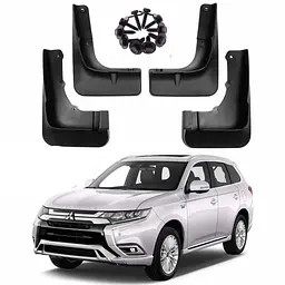 Бризковики для Mitsubishi Outlander 2012-2016 Європа США (без розширювачів арок) комплект 4 шт (BMTOT1321)