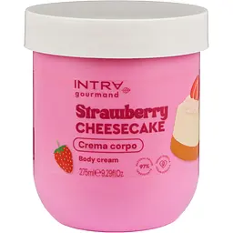 Крем для тіла INTRA Strawberry Cheesecake Полуничний Чізкейк 275 мл