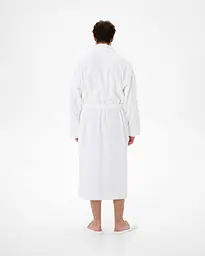 Халат махровий unisex Lotus Home - Basic Soft білий 2XL - мініатюра 3
