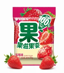 Жувальні цукерки Orion Strawberry Flavoured Gummy Candy 18г - мініатюра 2