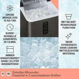 Льодогенератор Klarstein Albaron Supreme (10041360) - мініатюра 5
