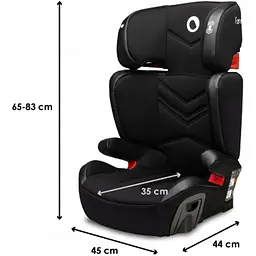 Автокрісло Lionelo Hugo Isofix 15-36 кг Leather Black - мініатюра 3