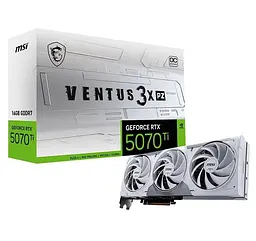 Відеокарта MSI RTX 5070 Ti 16G VENTUS 3X PZ OC (RTX 5070 Ti 16G VENTUS 3X PZ OC) (GDDR7, 256 bit, PCI-E v5.0 x16) - мініатюра 9