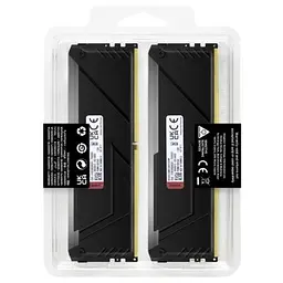 Модуль пам'яті для комп'ютера DDR4 32GB (2x16GB) 3200 MHz Beast RGB Black Kingston Fury (ex.HyperX) (KF432C16BB12AK2/32WP) - мініатюра 6